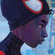 A crop of the cover to Spider-Man: Into the Spider-Verse - The Art of the Movie by Ramin Zahed, published by Titan Books